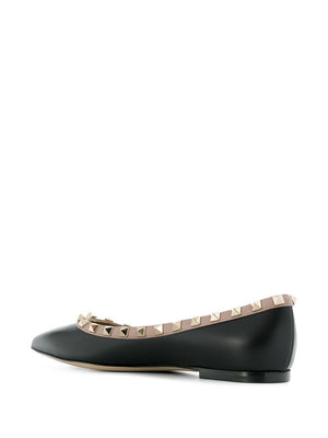 VALENTINO Rockstud Ballerina Flats for Women