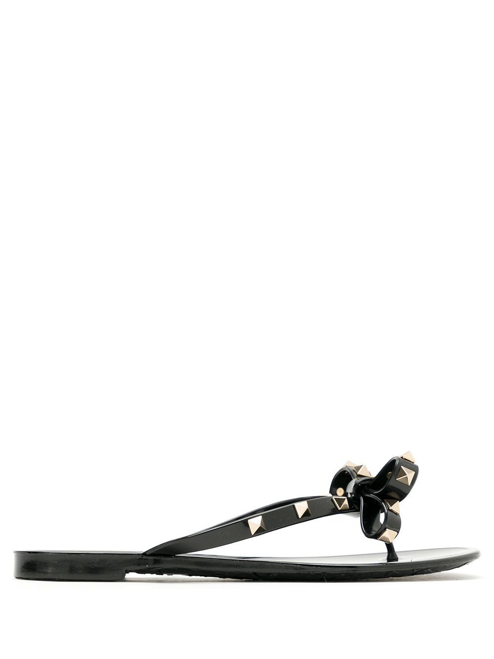 VALENTINO Rockstud Thong Slide Sandals