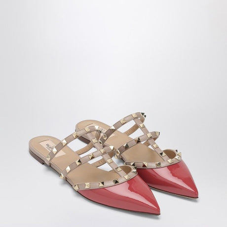 VALENTINO GARAVANI Stylish Rockstud Flats with Pointed Toe Design