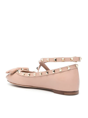 VALENTINO Rockstud Ballerina Shoes for Women