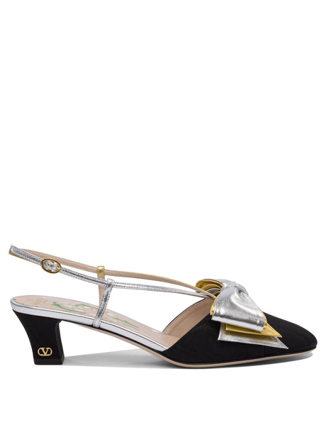 VALENTINO GARAVANI Crossover Strap Slingback Pumps