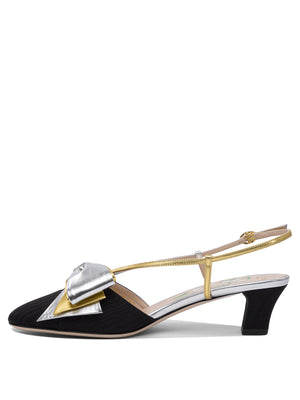 VALENTINO GARAVANI Crossover Strap Slingback Pumps