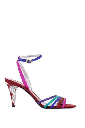 VALENTINO GARAVANI High Heel Mini Sandals with Strass