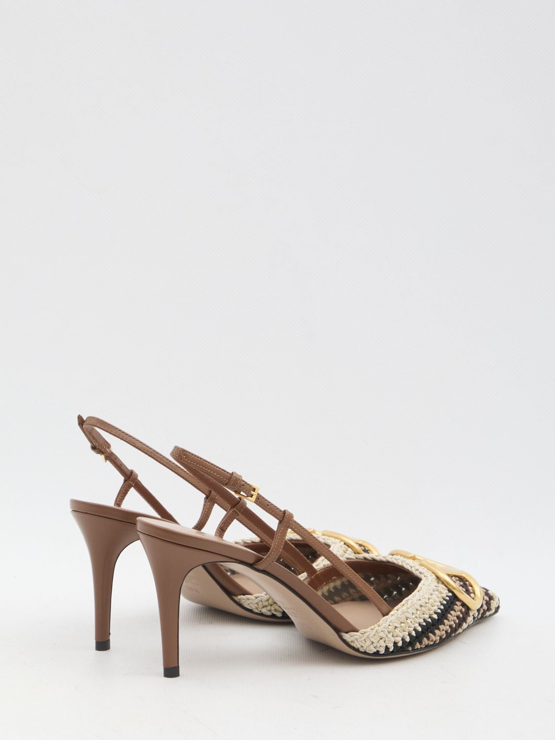 VALENTINO GARAVANI Signature Slingback Pumps - 8cm Heel