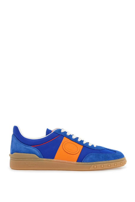 VALENTINO GARAVANI Suede Leather and Nylon Upvillage Sneakers for Men