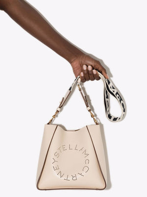 STELLA MCCARTNEY Mini Crossbody Handbag with Perforated Logo