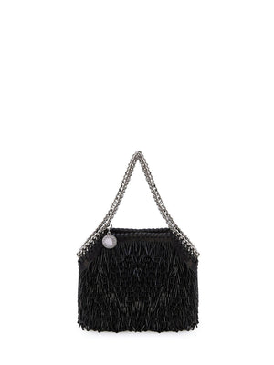 STELLA MCCARTNEY Mini Vegan Tote Handbag with Beads and Chain