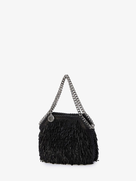 STELLA MCCARTNEY Mini Vegan Tote Handbag with Beads and Chain