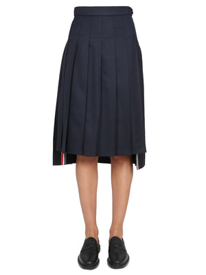 THOM BROWNE Pleated Mini Skirt