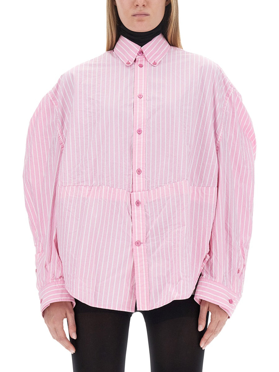 BALENCIAGA Oversized Cotton Shirt - Size 2