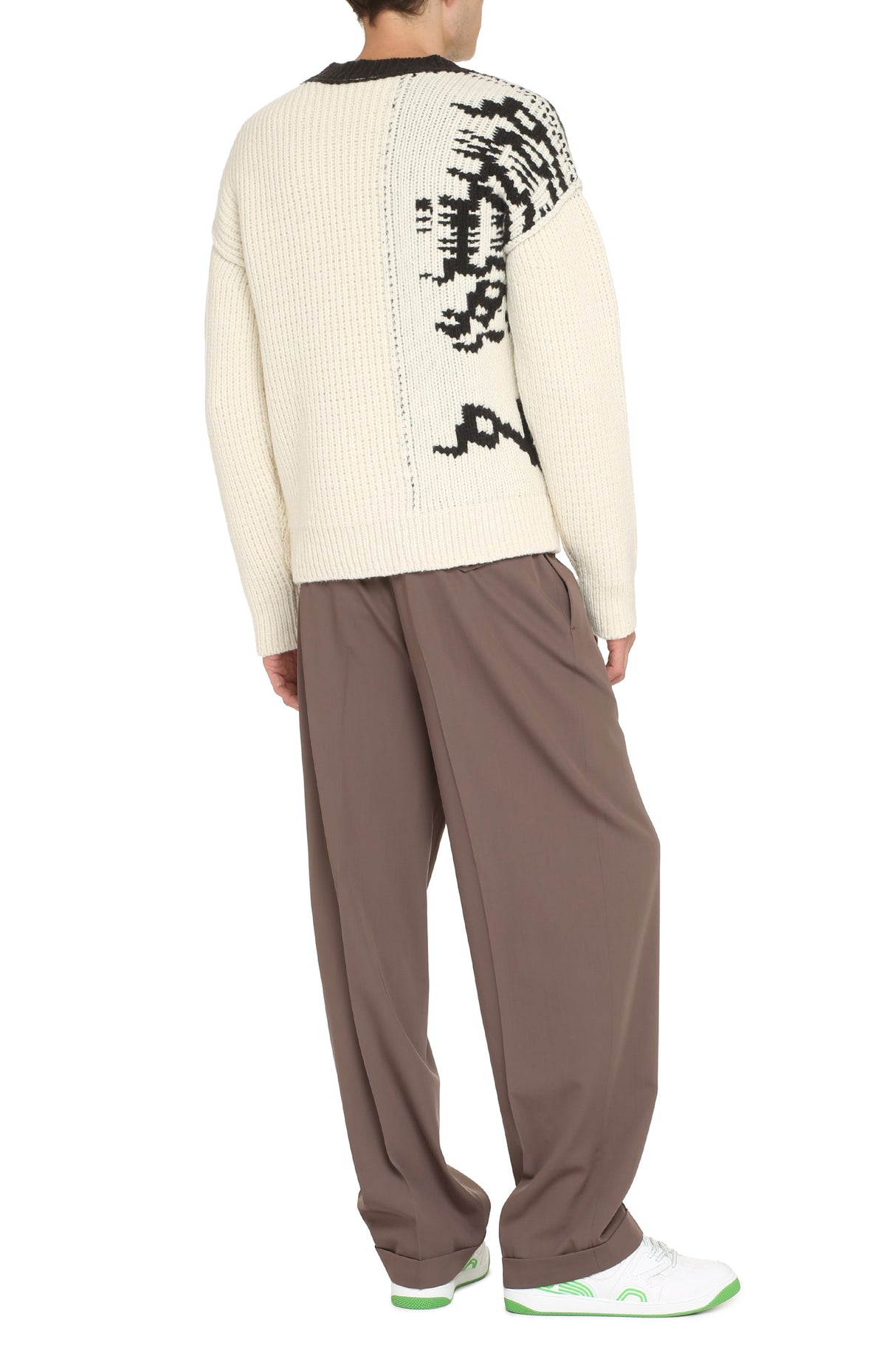 BOTTEGA VENETA Crew-Neck Wool Sweater for Men