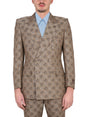 GUCCI Maxi Clamp Pattern Cotton Jacket for Men