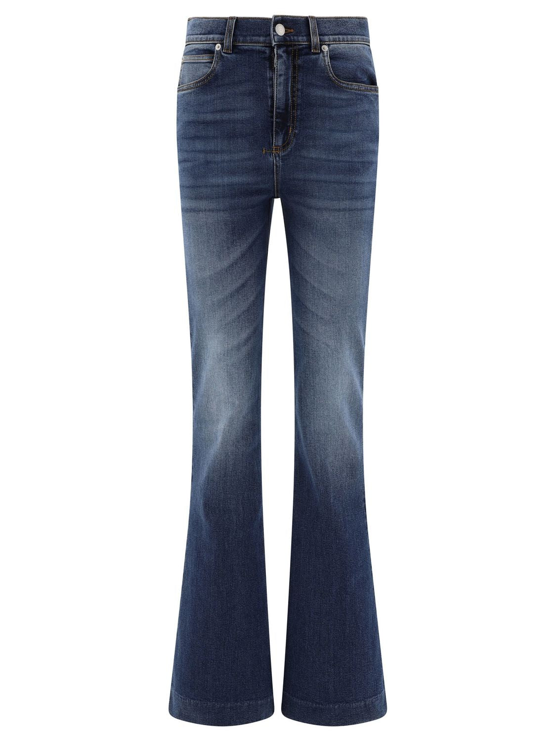 ALEXANDER MCQUEEN High Rise Bootcut Jeans - Regular Fit