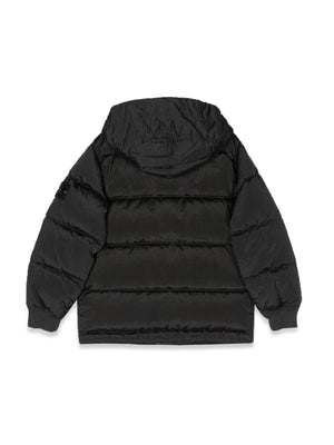 STONE ISLAND Mini Down Jacket with Side Logo Patch