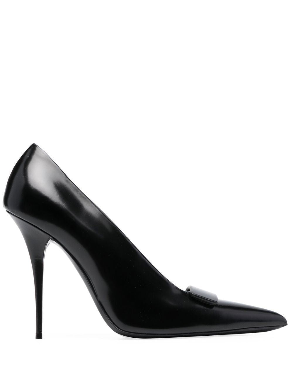 SAINT LAURENT Classic Calfskin Pumps 110 T.ON for Trendsetting Women