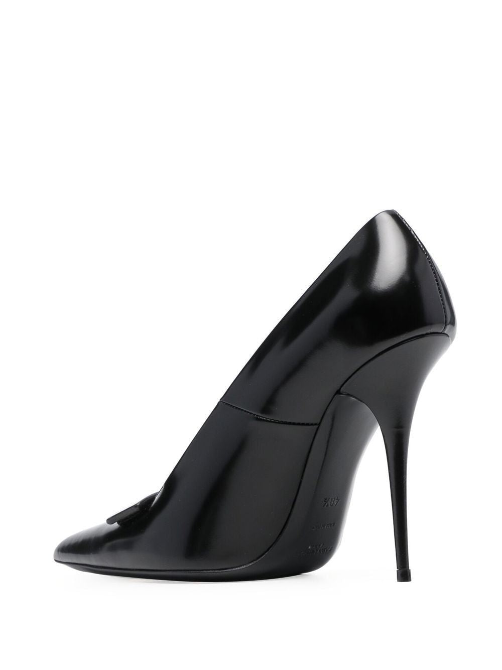 SAINT LAURENT Classic Calfskin Pumps 110 T.ON for Trendsetting Women