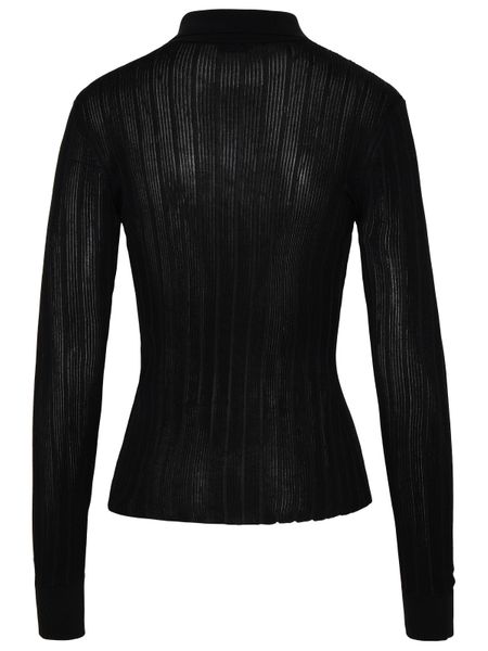 SAINT LAURENT Buttoned Italian Wool Shirt for Women