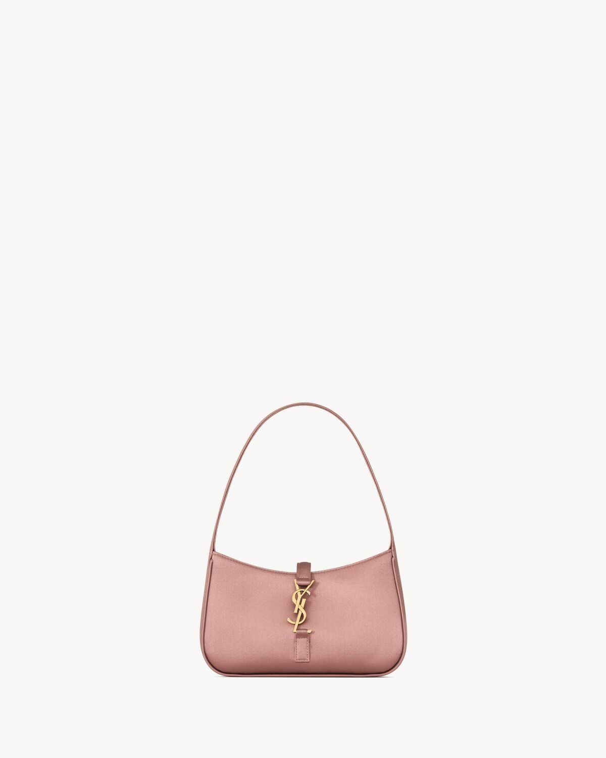 SAINT LAURENT Mini Hobo Handbag in Luxurious Silk