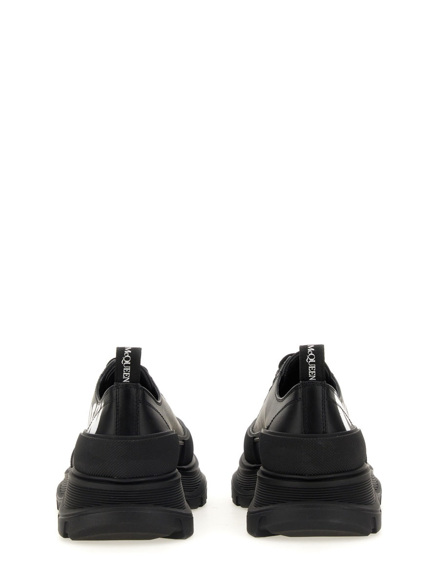 ALEXANDER MCQUEEN Tread Slick Lace-Up Shoe with 7 cm Rubber Sole