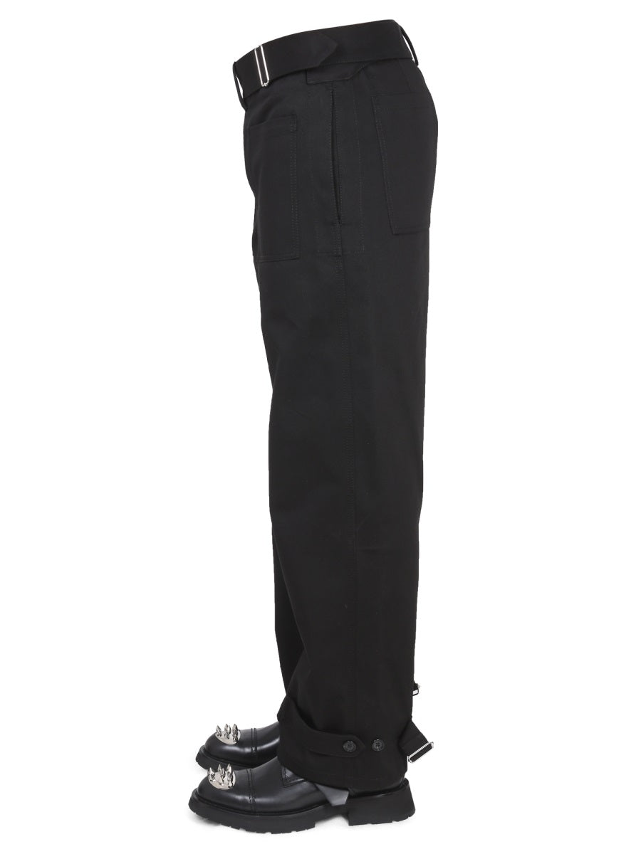 ALEXANDER MCQUEEN Men's Cargo Pants with Belt Closure