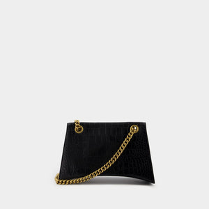 BALENCIAGA Mini Chain Shoulder Handbag