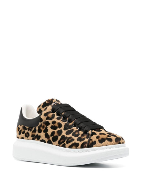 ALEXANDER MCQUEEN Oversized Leopard Print Sneakers for Women