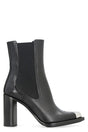 ALEXANDER MCQUEEN Punk Leather Chelsea Boots for Women