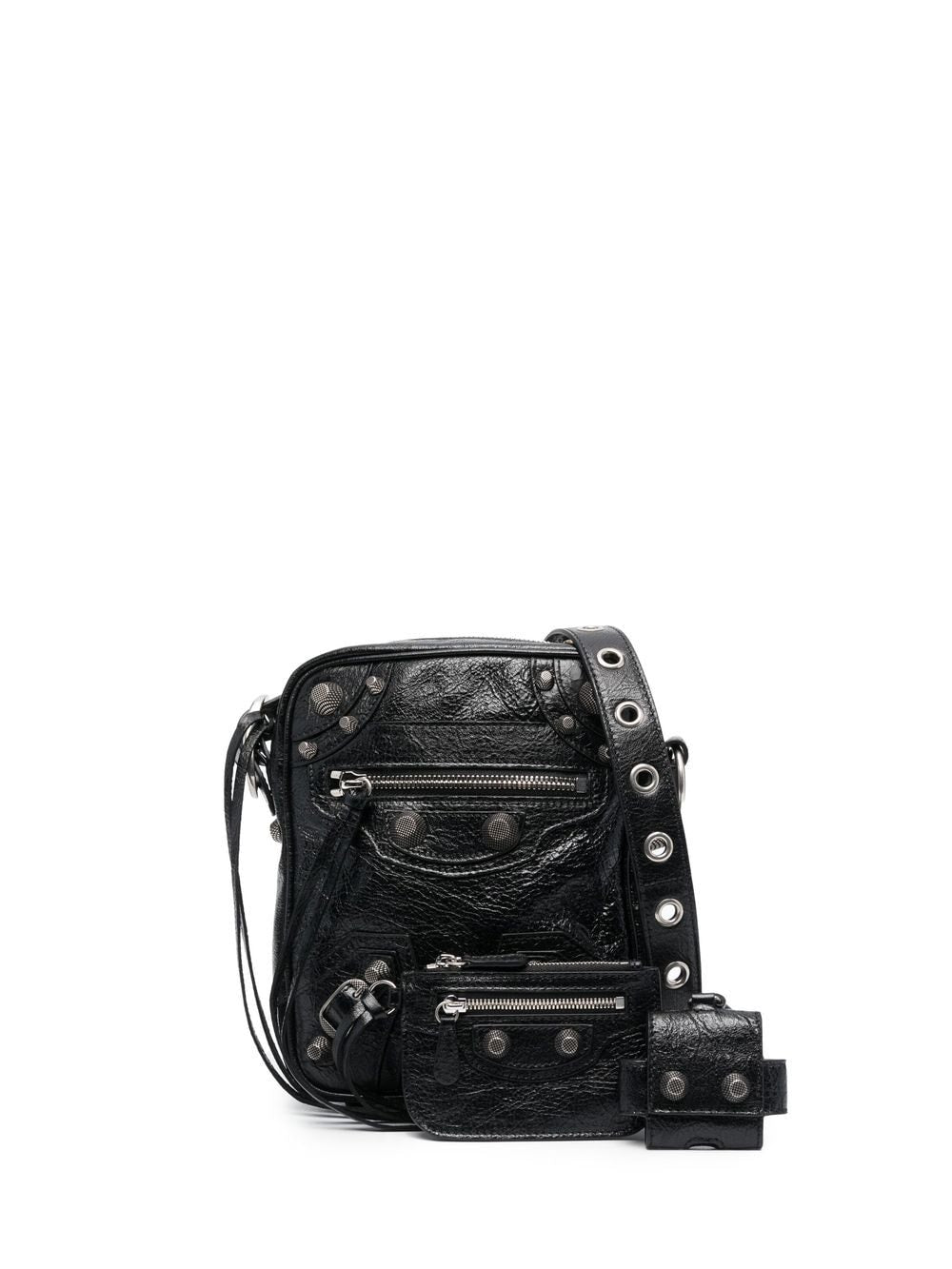 BALENCIAGA Mini Leather Crossbody Handbag