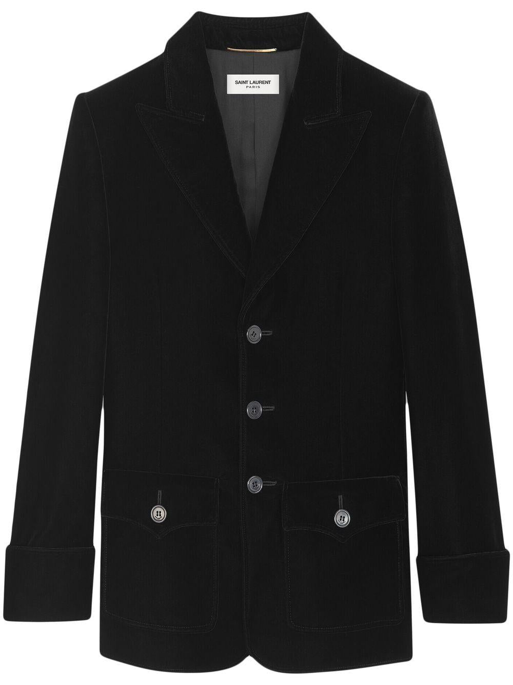 SAINT LAURENT Stylish Down Single Breasted Jacket for Women