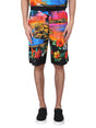 DOLCE & GABBANA Sunset Print Bermuda Shorts for Men