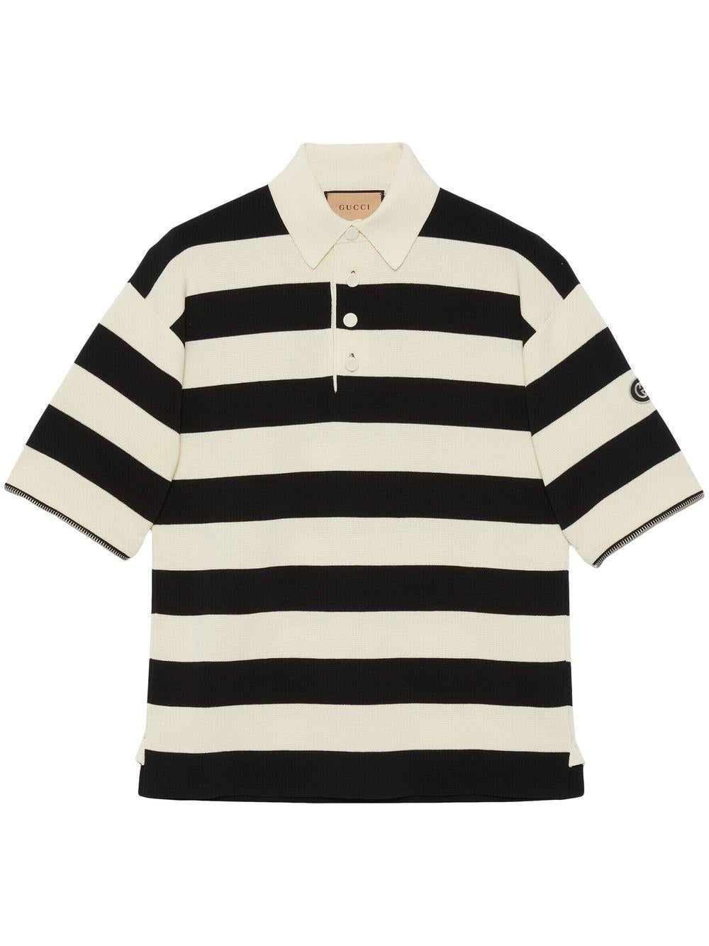 GUCCI Detachable Sleeves Polo Shirt - Size M