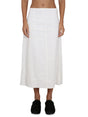 JIL SANDER Women's Regular Fit Cotton Midi Skirt