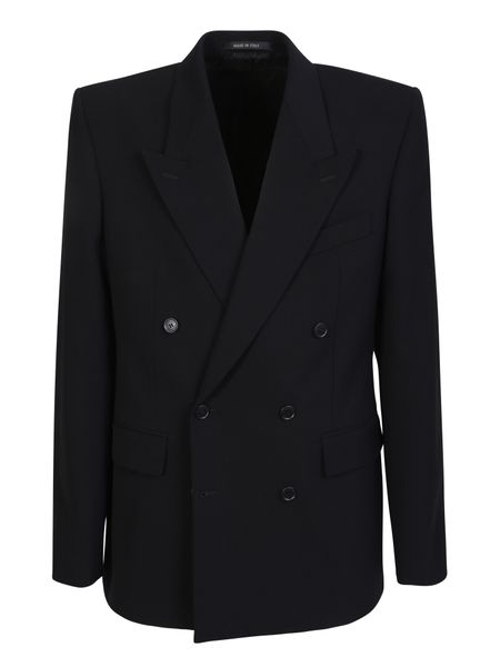 BALENCIAGA Women's Black Wool Jacket - SS23 Collection