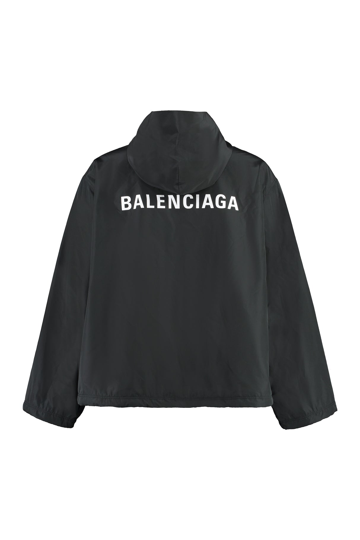 BALENCIAGA Technical Fabric Hooded Full-Zip Jacket - Unisex, Size Guide Included