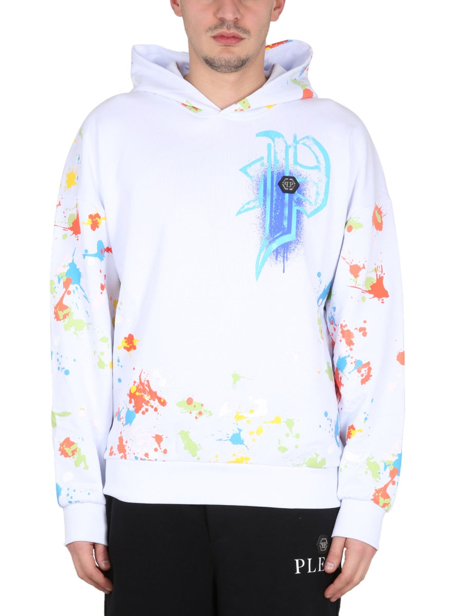 PHILIPP PLEIN Hooded Sweatshirt for Men - SS23 Collection