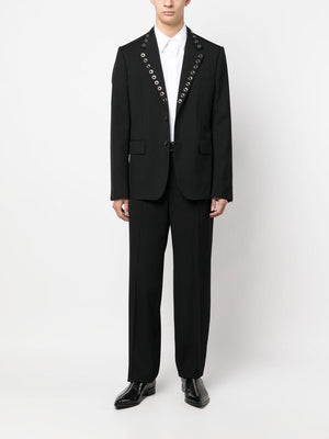 ALEXANDER MCQUEEN Eyelet Rever Jacket - Sustainable Style for Men