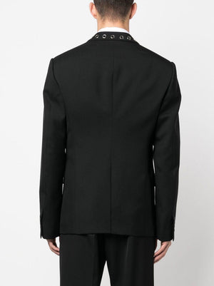 ALEXANDER MCQUEEN Eyelet Rever Jacket - Sustainable Style for Men