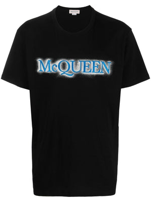 ALEXANDER MCQUEEN Men's Mini Spray Logo T-Shirt