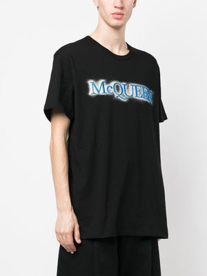 ALEXANDER MCQUEEN Men's Mini Spray Logo T-Shirt