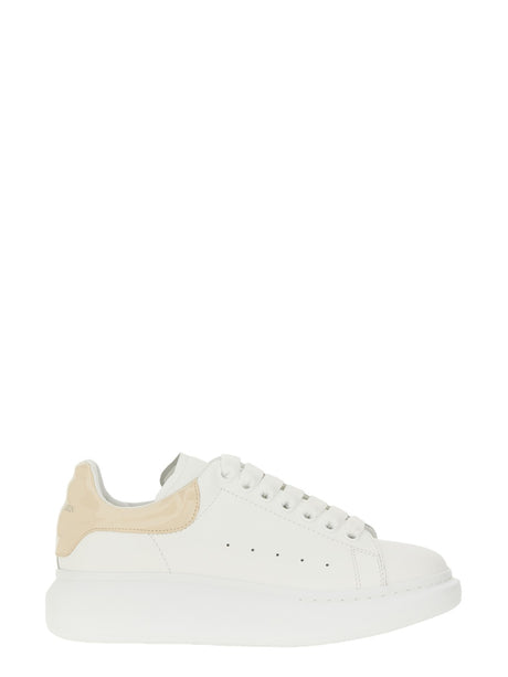 ALEXANDER MCQUEEN Elevated Leather Sneakers for Men - Classic Design