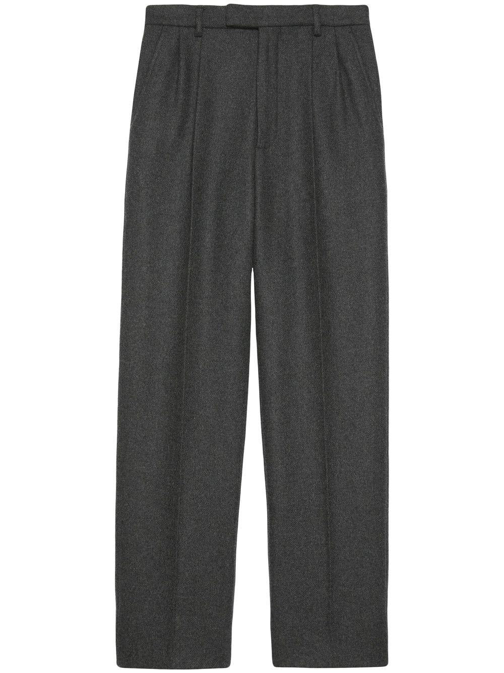 GUCCI Wool and Cashmere Trousers - Size 48