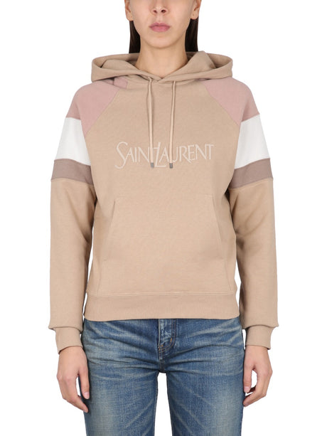 SAINT LAURENT Premium Women's Hoodie with Drawstring