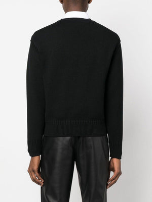 ALEXANDER MCQUEEN Men's Black Sweater for Spring/Summer 2024