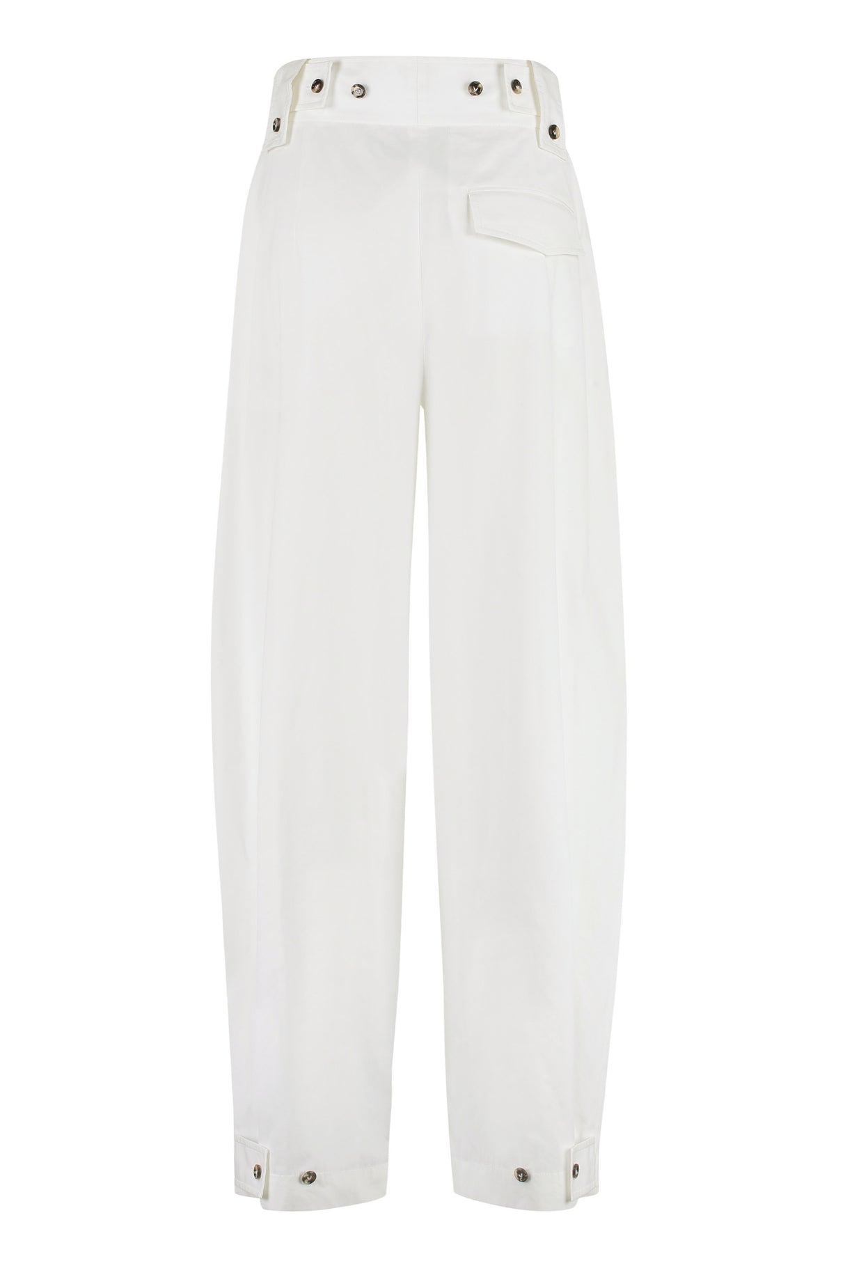 BOTTEGA VENETA High-Waist Tapered-Fit Trousers