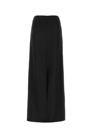 BOTTEGA VENETA Elegant Silk Twill Maxi Skirt - Size 40