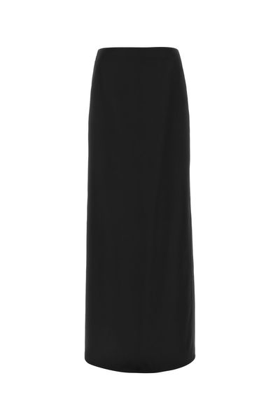 BOTTEGA VENETA Elegant Silk Twill Maxi Skirt - Size 40