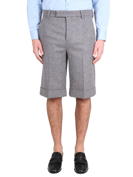 GUCCI Sophisticated Melange Cloth Shorts for Men