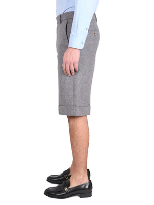 GUCCI Sophisticated Melange Cloth Shorts for Men