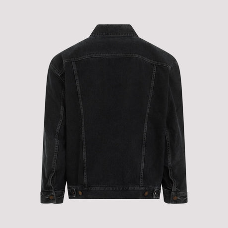 SAINT LAURENT Men's Organic Cotton Denim Jacket