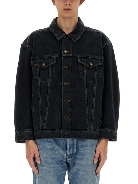 SAINT LAURENT Oversized Denim Jacket - Size 48